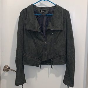 Lulus suede motto jacket